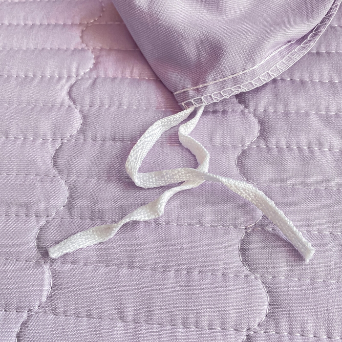 91家纺网 家纺一手货源 找家纺 2025新款针织双层纱夏被床盖四件套单夏被单床盖单品 结羽