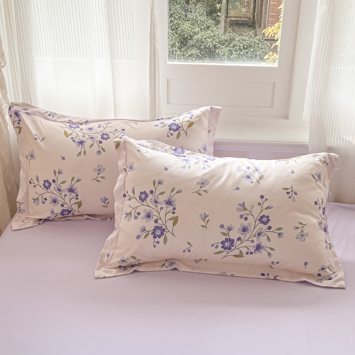 91家纺网 家纺一手货源 找家纺 宝士康家纺 2025新款水洗棉超声波压花夏被 被子被芯 紫玉