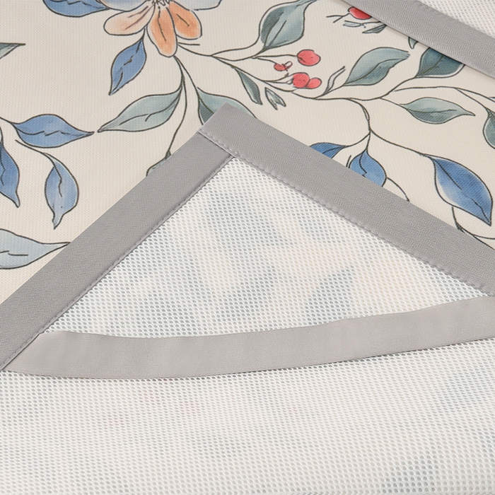 91家纺网 家纺一手货源 找家纺 简一 2025新款A类碳光印花数码冰丝凉席系列-床单款 花枝招展