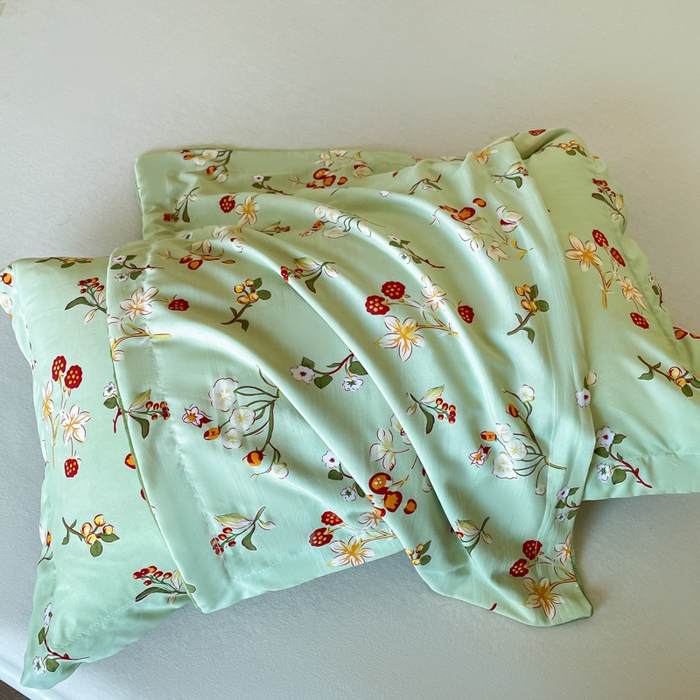 91家纺网 家纺一手货源 找家纺 宝士康家纺 2025新款10A抗菌双层纱豆豆绒夏被 雅韵