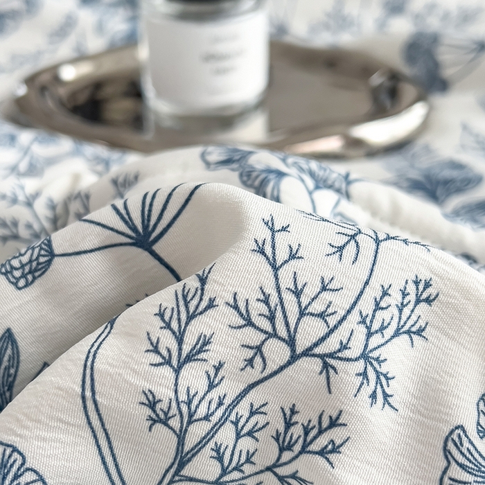 91家纺网 家纺一手货源 找家纺 宝士康家纺 2025新款10A抗菌双层纱印花夏被 青花瓷