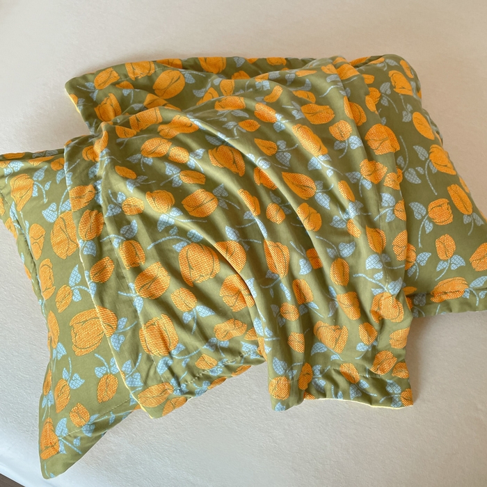 91家纺网 家纺一手货源 找家纺 宝士康家纺 2025新款10A抗菌双层纱豆豆绒夏被 郁金香