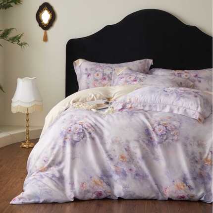 91家纺网 家纺一手货源 找家纺 （总）金奇达家纺 2025新款竹玉清丝四件套-雅韵【标准号全网控价（折后券后）不低于元228元】