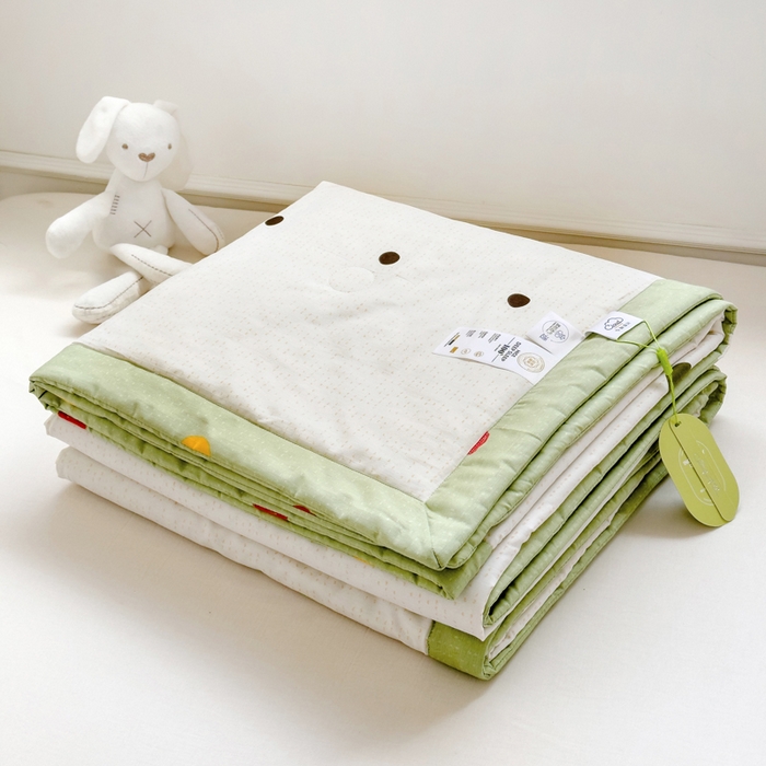 91家纺网 家纺一手货源 找家纺 曲之慕新款13372里外全棉夏被 抱抱熊