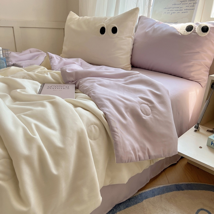 91家纺网 家纺一手货源 找家纺 （总）慕尚家纺 2025新款大眼萌仔夏被