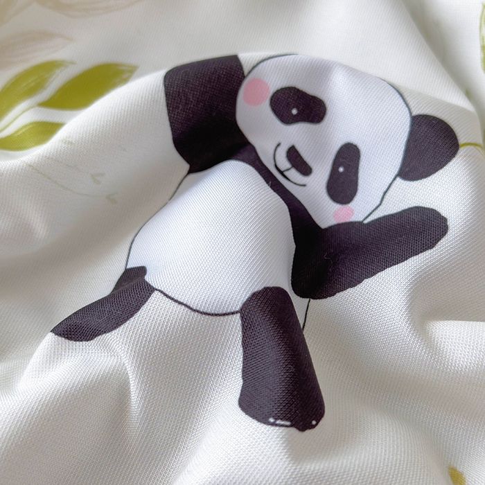 91家纺网 家纺一手货源 找家纺 宝士康家纺 2025新款10A抗菌针织夏被 熊猫乐园