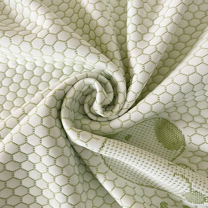 91家纺网 家纺一手货源 找家纺 2025新款A类冰豆豆提花凉席床盖 床盖款-卡皮巴拉-苹果绿