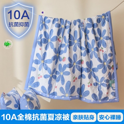91家纺网 家纺一手货源 找家纺 （总）宝士康家纺 2025新款10A抗菌全棉夏被 被子被芯