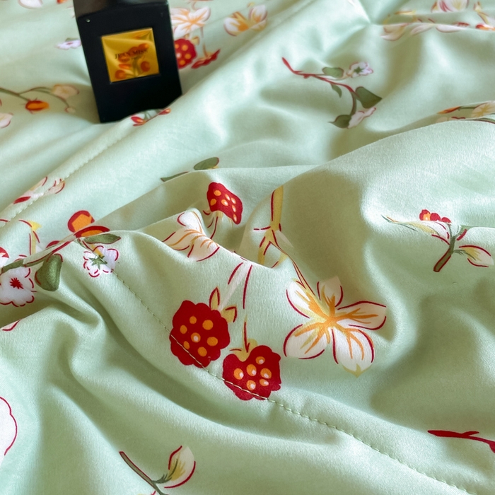 91家纺网 家纺一手货源 找家纺 宝士康家纺 2025新款10A抗菌双层纱豆豆绒夏被 雅韵