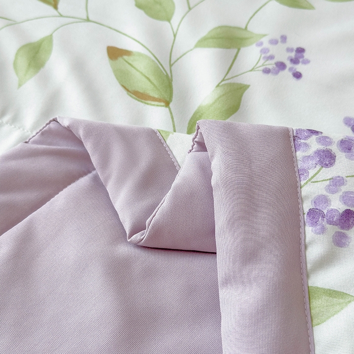 91家纺网 家纺一手货源 找家纺 宝士康家纺 2025新款10A抗菌针织夏被 紫玲