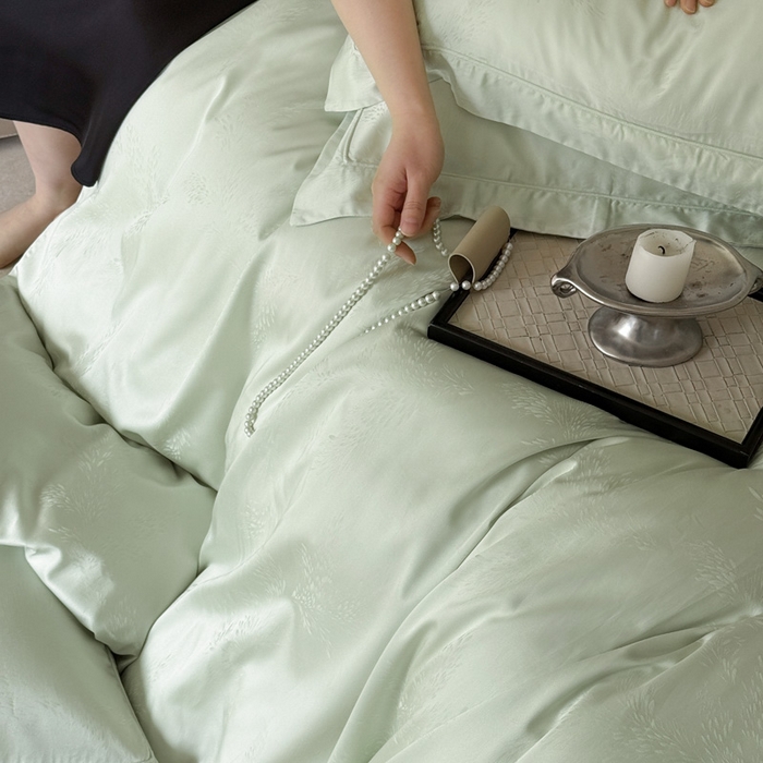 91家纺网 家纺一手货源 找家纺 （总）莱豫家纺 2025新款天丝棉提花四件套