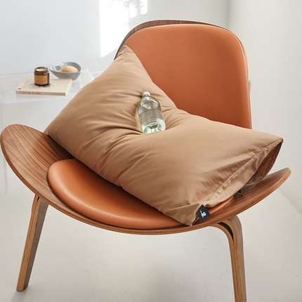 91家纺网 家纺一手货源 找家纺 （总）风向标家纺 2025新款A类40S全棉糯感大雁纹提花单品枕套