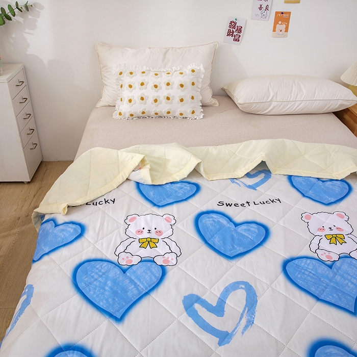 91家纺网 家纺一手货源 找家纺 （总）富艺隆 2025新款超声波亲肤绒夏被夏凉被直播爆款超声波夏被空调被