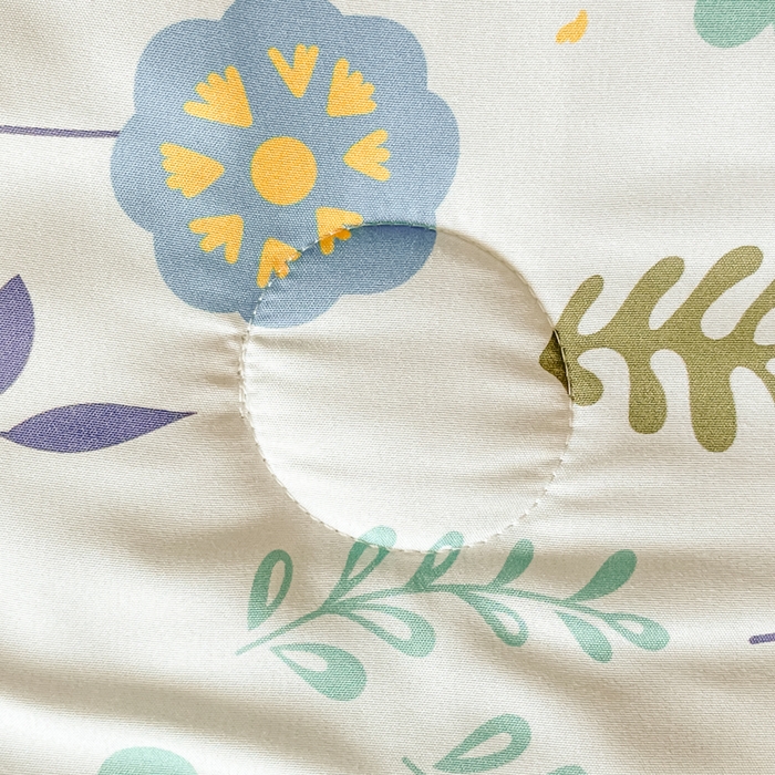 91家纺网 家纺一手货源 找家纺 宝士康家纺 2025新款水洗棉超声波压花夏被 被子被芯 陌上花开