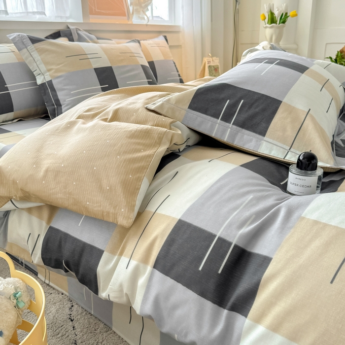 91家纺网 家纺一手货源 找家纺 红粉佳人家纺 2025新款12868纯棉系列全棉单床单 洛迪