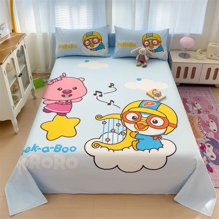 91家纺网 家纺一手货源 找家纺 （总）名兮2025新款大版经典奥特曼三丽鸥三件套全棉纯棉床单