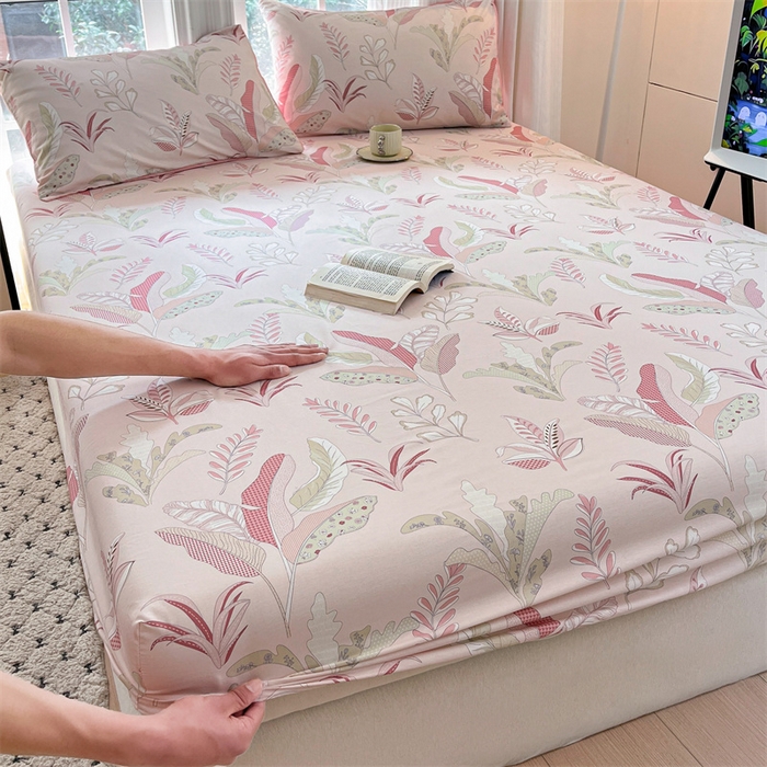 91家纺网 家纺一手货源 找家纺 （总）宝士康家纺 2025新款10A抗菌全棉印花床笠