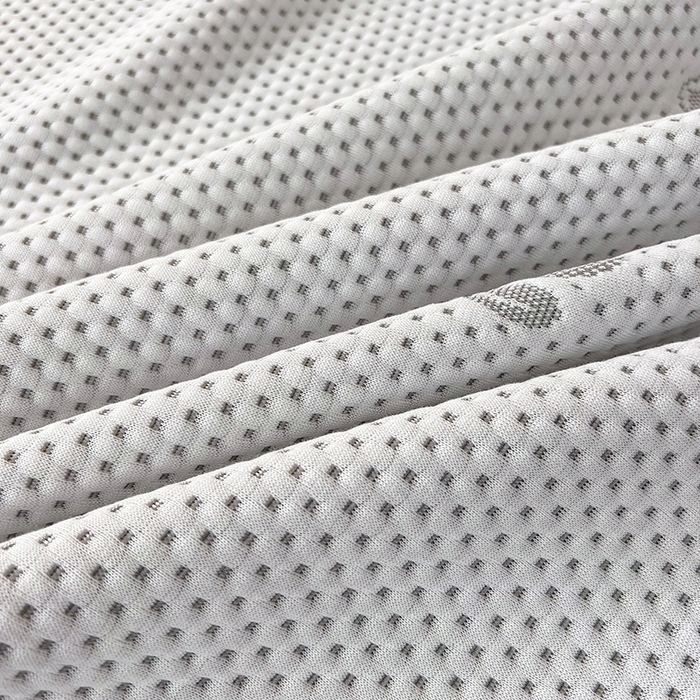 91家纺网 家纺一手货源 找家纺 2025新款A类冰豆豆提花凉席床盖 床盖款-卡皮巴拉-质感灰