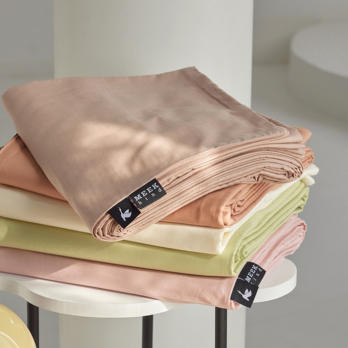 91家纺网 家纺一手货源 找家纺 2025新款A类40S全棉糯感大雁纹提花单品被套 可可灰