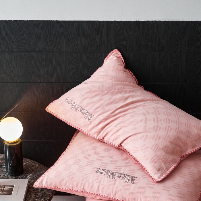 91家纺网 家纺一手货源 找家纺 苹果星家纺 2025新款全棉华夫格四件套 豆沙