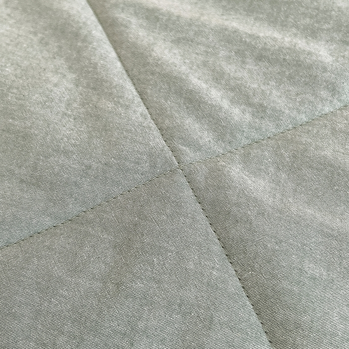 91家纺网 家纺一手货源 找家纺 宝士康家纺 2025新款10A抗菌无印风夏被四件套 薄荷绿