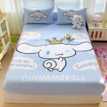 91家纺网 家纺一手货源 找家纺 （总）名兮2025新款全棉纯棉大版经典奥特曼床笠【含防伪标】