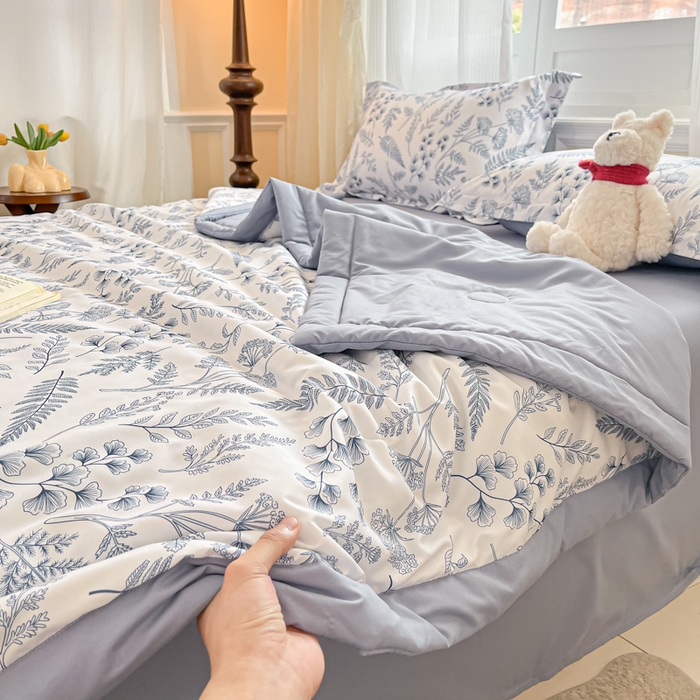 91家纺网 家纺一手货源 找家纺 （总）宝士康家纺 2025新款水洗棉超声波压花夏被 被子被芯