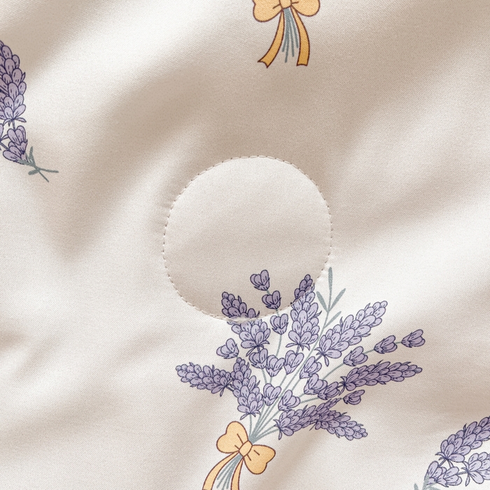 91家纺网 家纺一手货源 找家纺 宝士康家纺 2025新款水洗棉超声波压花夏被 被子被芯 薰衣草紫