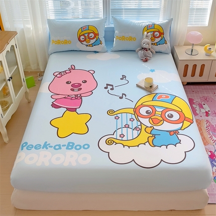 91家纺网 家纺一手货源 找家纺 （总）名兮2025新款全棉纯棉大版经典奥特曼床笠【含防伪标】