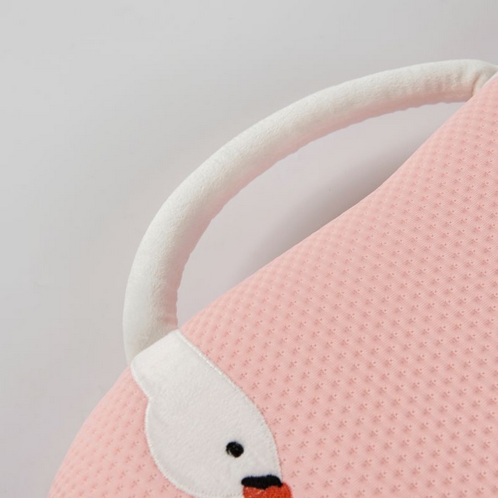 91家纺网 家纺一手货源 找家纺 芯链 2025新款凉感豆猫肚枕记忆枕枕头枕芯-天鹅款 天鹅款-绿