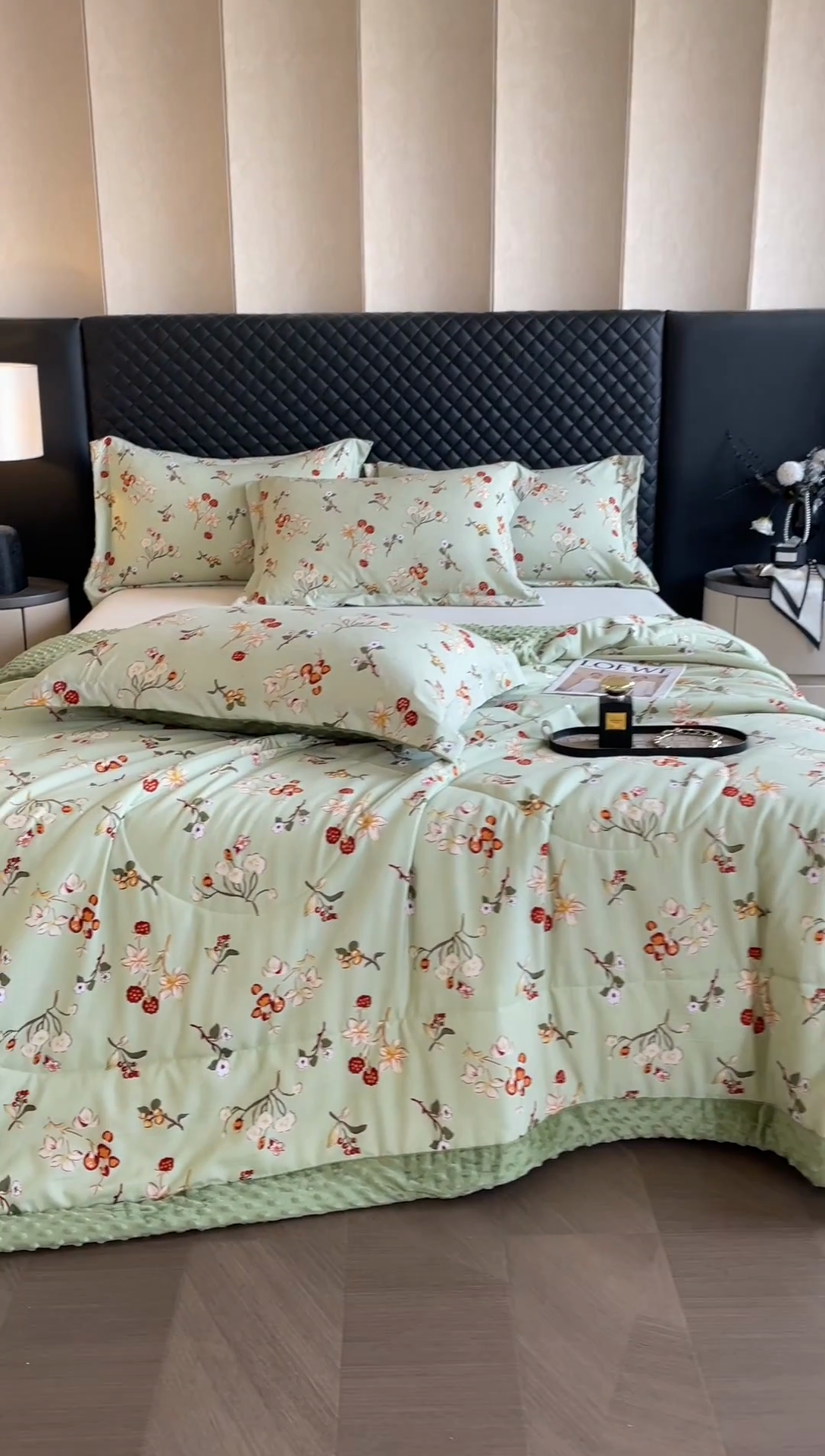 91家纺网 家纺一手货源 找家纺 宝士康家纺 2025新款10A抗菌双层纱豆豆绒夏被 雅韵