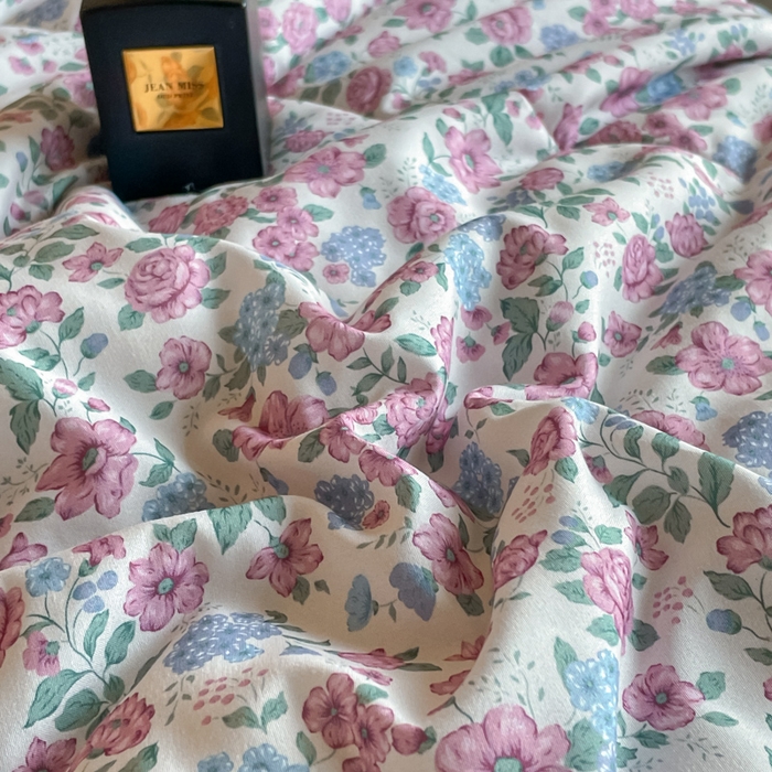 91家纺网 家纺一手货源 找家纺 宝士康家纺 2025新款10A抗菌双层纱豆豆绒夏被 紫苑