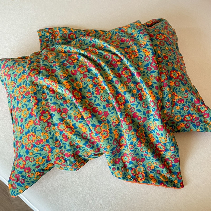 91家纺网 家纺一手货源 找家纺 宝士康家纺 2025新款10A抗菌双层纱豆豆绒夏被 艾维