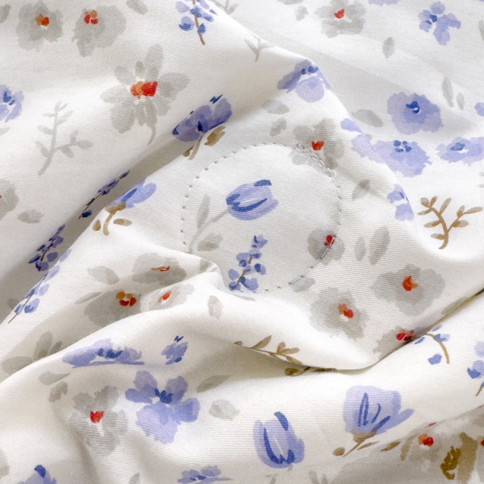 91家纺网 家纺一手货源 找家纺 曲之慕新款13372里外全棉夏被 紫罗