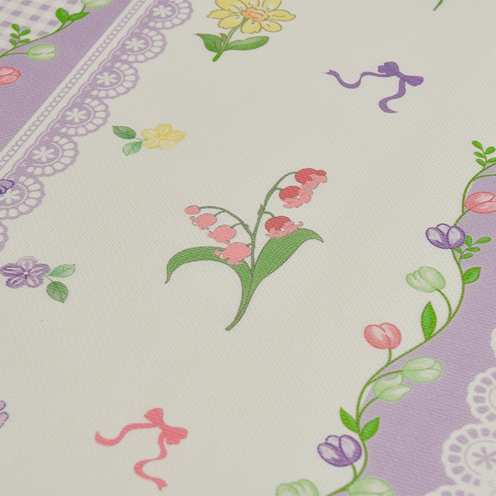 91家纺网 家纺一手货源 找家纺 简一 2025新款A类碳光印花数码冰丝凉席系列-床笠款 紫色梦境