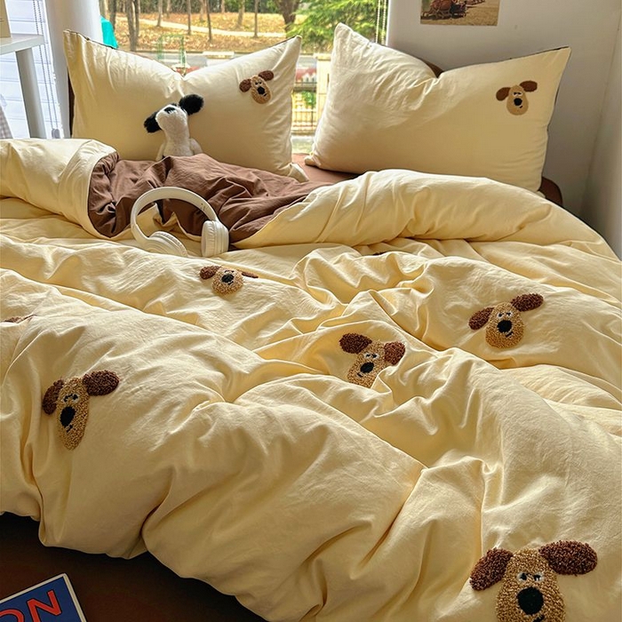 91家纺网 家纺一手货源 找家纺 （总）耀达家居 2025新款A类水洗棉毛巾绣四件套