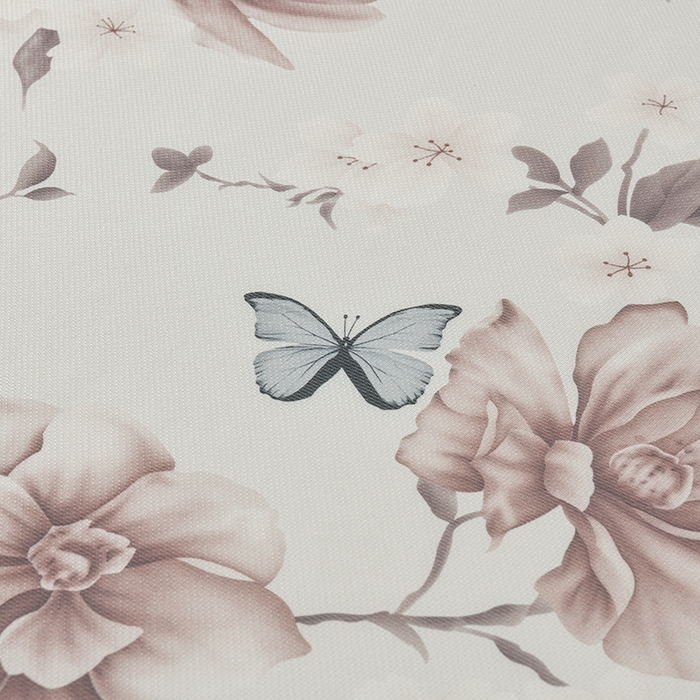 91家纺网 家纺一手货源 找家纺 简一 2025新款A类碳光印花数码冰丝凉席系列-床笠款 蝴蝶花谷