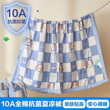 91家纺网 家纺一手货源 找家纺 （总）宝士康家纺 2025新款10A抗菌全棉夏被四件套（床单款）