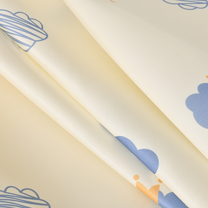 91家纺网 家纺一手货源 找家纺 简一 2025新款A类碳光印花数码冰丝凉席系列-床单款 蓝天白云