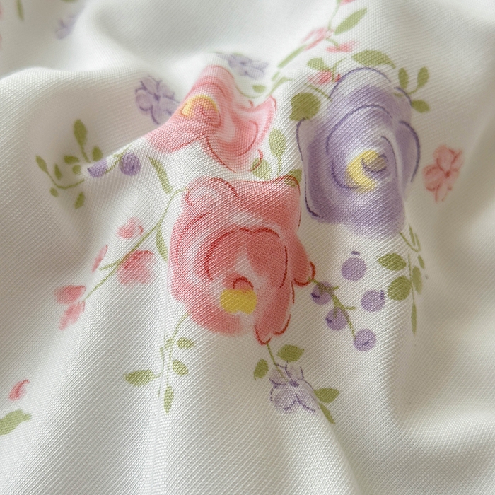 91家纺网 家纺一手货源 找家纺 宝士康家纺 2025新款10A抗菌针织夏被 花影阑珊