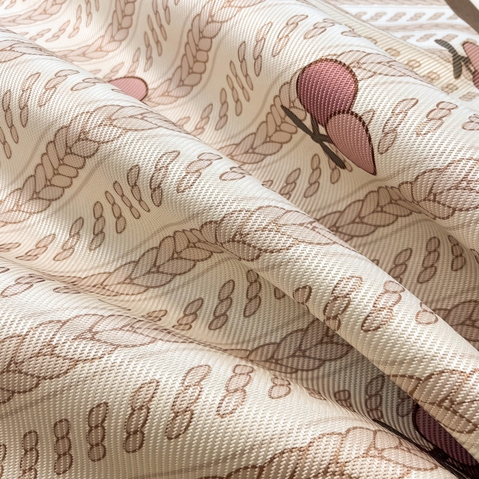 91家纺网 家纺一手货源 找家纺 2025新款懒猫600D数码印花冰藤凉席 硕果