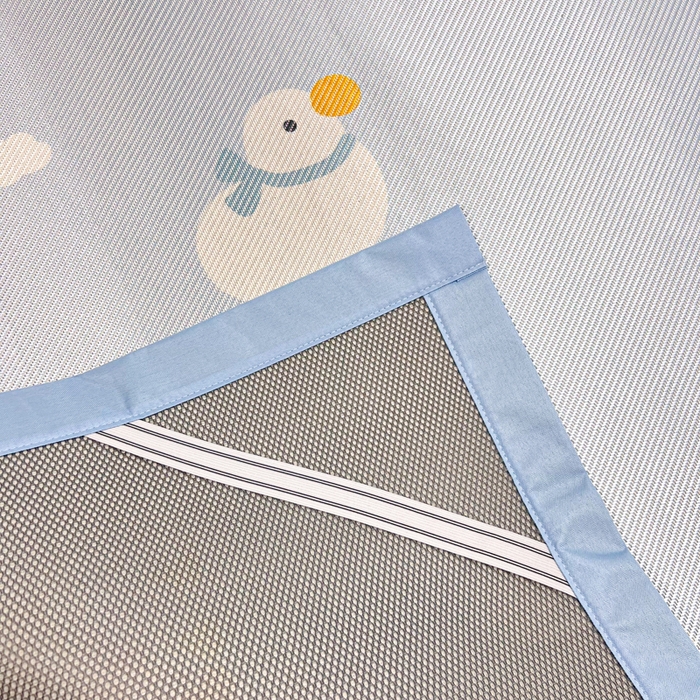 91家纺网 家纺一手货源 找家纺 慕尚家纺 2025新款数码印花床席床笠款冰藤席 床席款-柯尔鸭