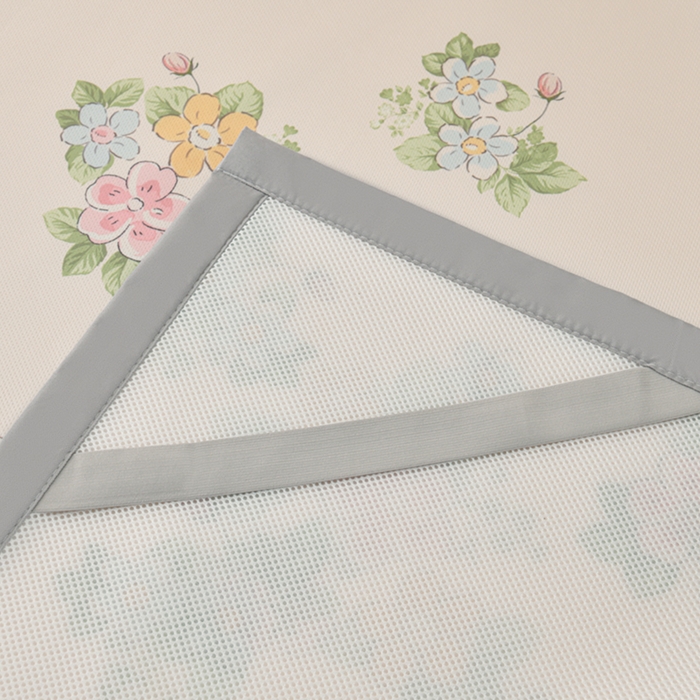 91家纺网 家纺一手货源 找家纺 简一 2025新款A类碳光印花数码冰丝凉席系列-床单款 满园春色