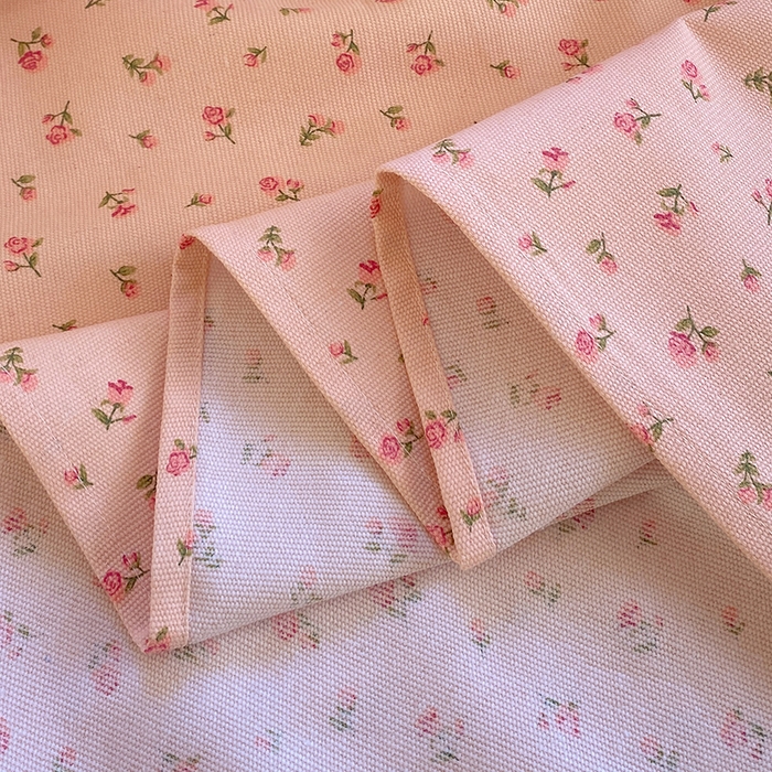 91家纺网 家纺一手货源 找家纺 爱彼家纺 2025新款古艺原棉老粗布床单凉席-系列一 玫瑰花园