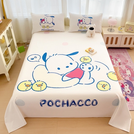 91家纺网 家纺一手货源 找家纺 （总）名兮2025新款大版经典奥特曼三丽鸥三件套全棉纯棉床单