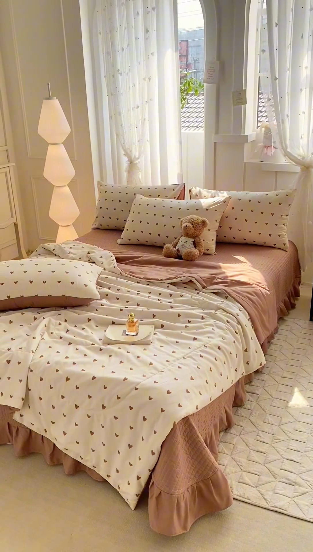 91家纺网 家纺一手货源 找家纺 2025新款针织双层纱夏被床盖四件套单夏被单床盖单品 心韵