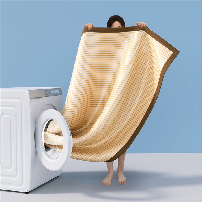 91家纺网 家纺一手货源 找家纺 2025新款清凉舒适负离子抗菌冰丝席凉席席子 抗菌咖色