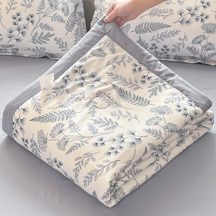 91家纺网 家纺一手货源 找家纺 （总）宝士康家纺 2025新款水洗棉超声波压花夏被 被子被芯