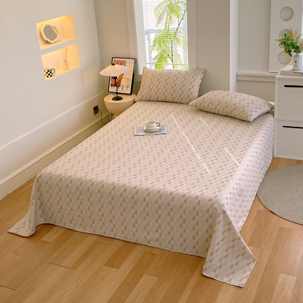 91家纺网 家纺一手货源 找家纺 （总）爱彼家纺 2025新款古艺原棉老粗布床单凉席-系列一