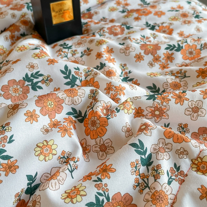 91家纺网 家纺一手货源 找家纺 宝士康家纺 2025新款10A抗菌双层纱豆豆绒夏被 小雏菊